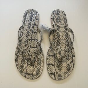 J.Crew Snakeskin Print Sandals